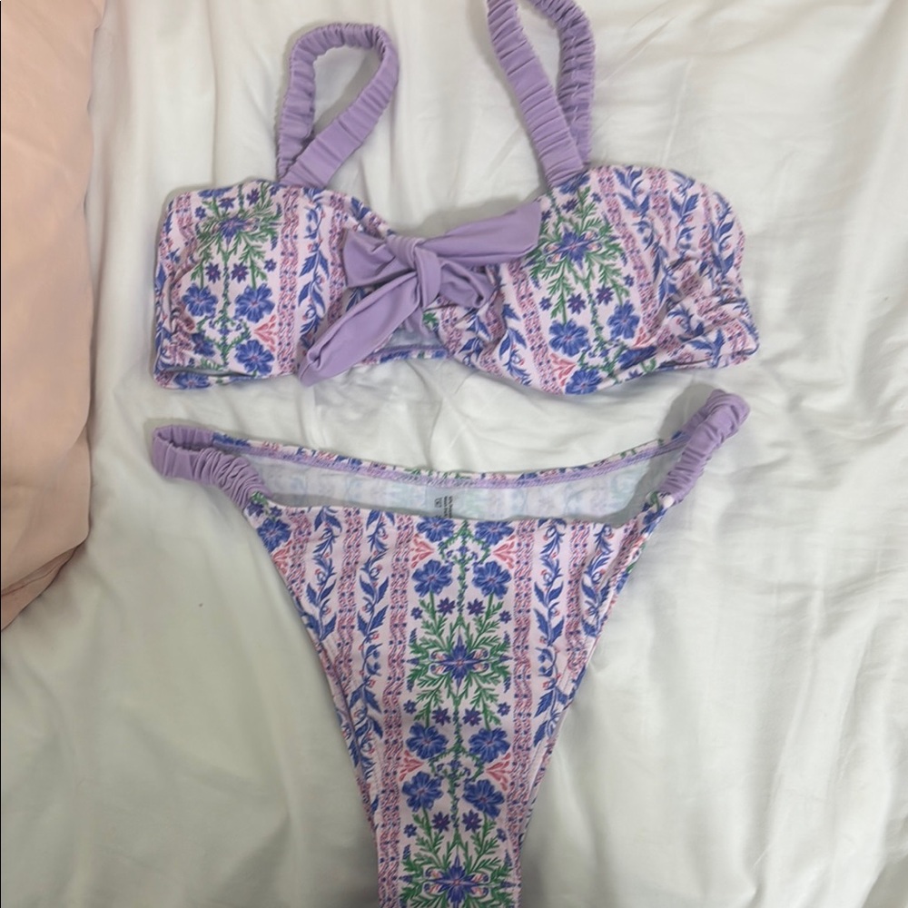 SHEIN Floral Print Bikini Set
